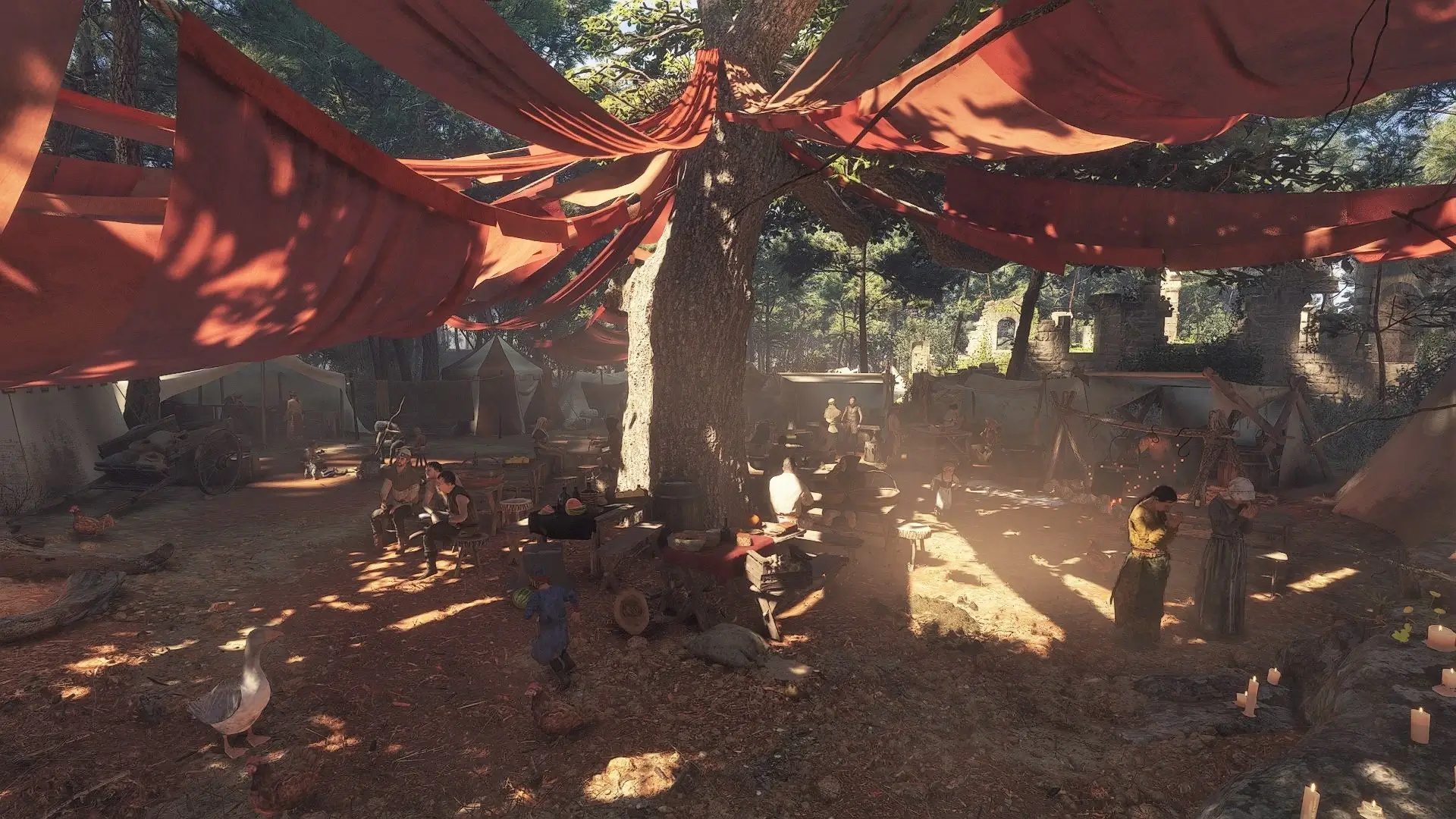 Environmental storytelling — Medieval France atmosphere